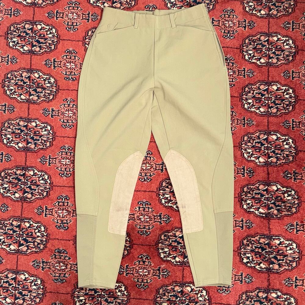 Ariat Pro Series‎ 24R Tan Equestrian Riding Pants in PRISTINE CONDITION - Picture 2 of 9